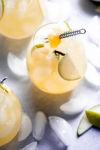 Sparkling Pear & Ginger Cocktail