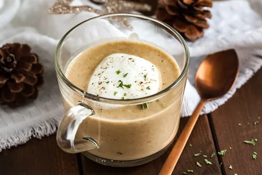 Chestnut Soup with Truffle Froth