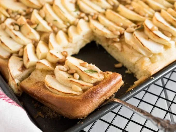 Apple Cake Recipe with Cinnamon Butter