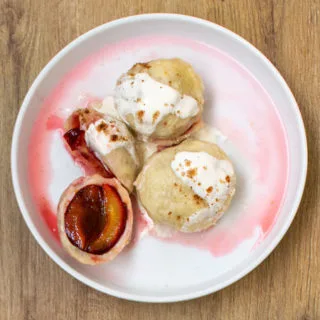 Knedle ze Śliwkami: Plum Potato Dumplings
