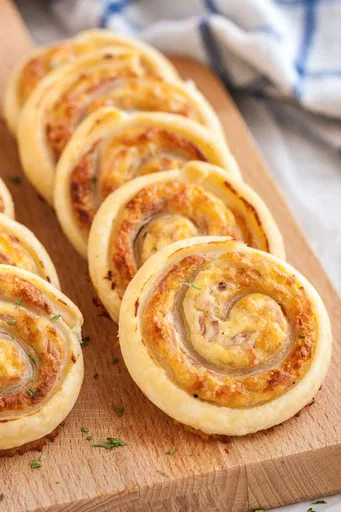 Espirales de jamón y queso