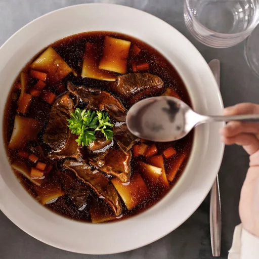 Polish Mushroom Soup from Dried Mushrooms (Vegan, for Christmas Eve)