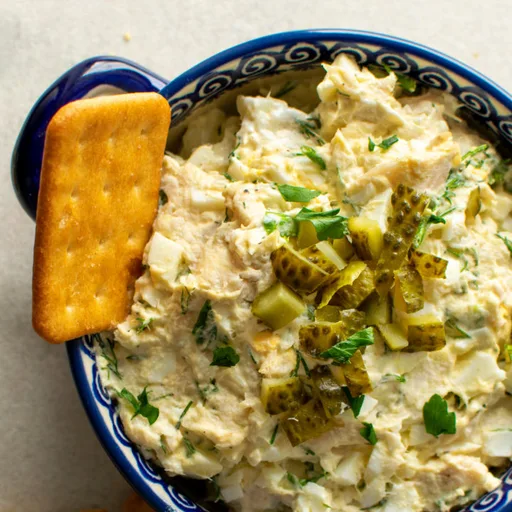 Smoked Trout Dip / Spread with Cream Cheese and Horseradish