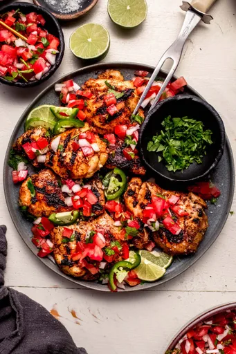 Pollo con pico de gallo