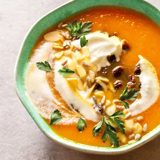 Polish Cold Carrot Soup with Orange Juice