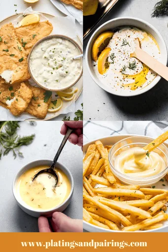 Más de 10 salsas para pescado con patatas fritas
