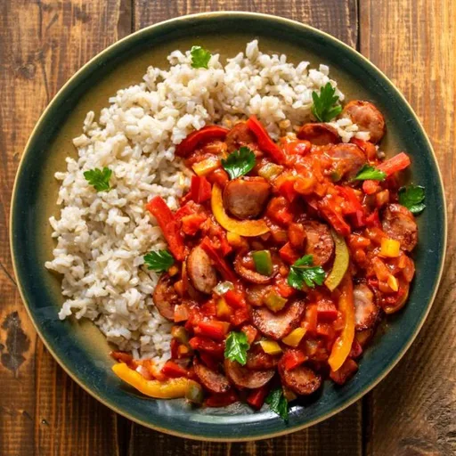 Polish Leczo (Lecsó): Kiełbasa and Peppers Stew