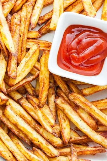 Patatas fritas en freidora de aire