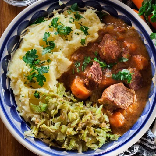 Polish Goulash (Pork Stew) with Mushrooms