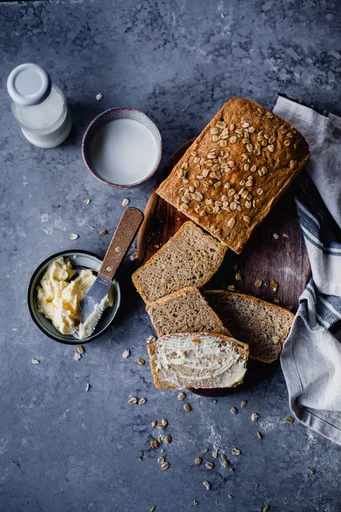 Flax And Oats Wheat Bread