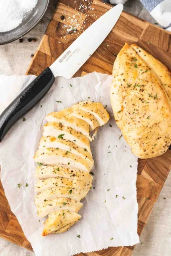Pechuga de pollo en freidora de aire
