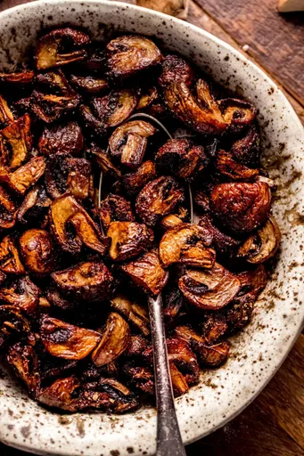 Crispy Air Fryer Mushrooms