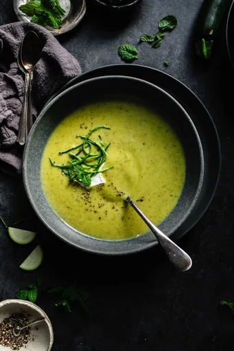 Sopa cremosa de calabacín