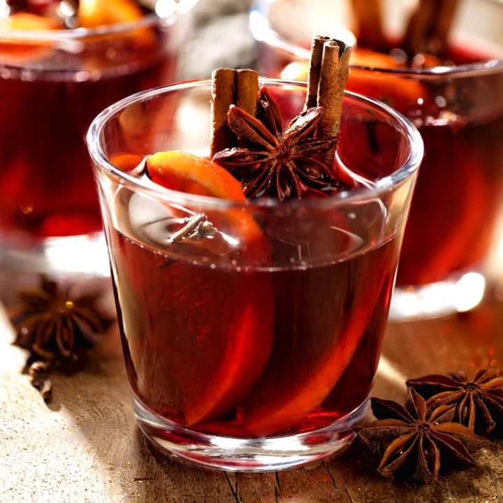 Grzaniec: Polish Spiced Mulled Wine with Oranges and Cloves