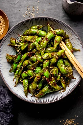 Edamame picante