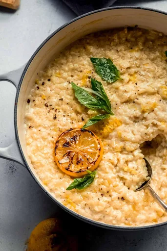 Risotto de limón y mascarpone