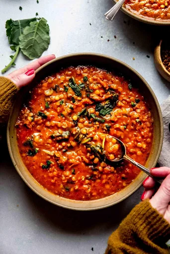 Instant Pot Lentil Soup with Sausage