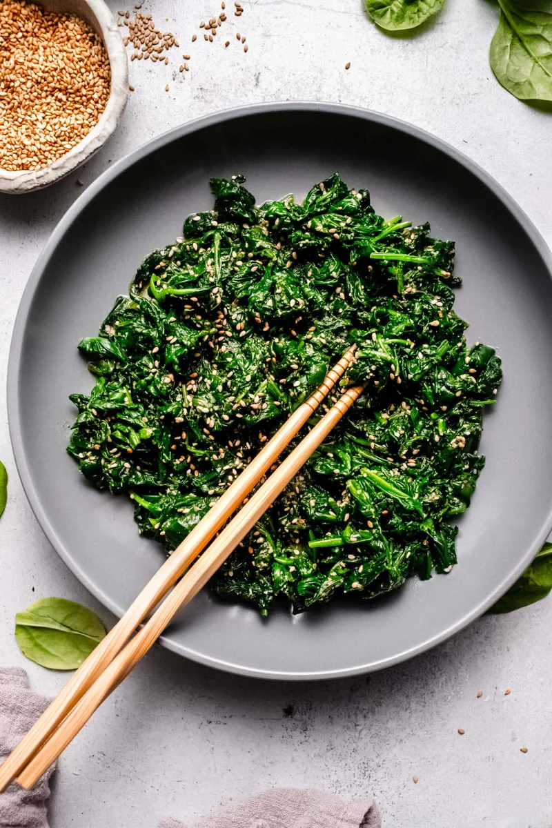 Japanese Spinach Salad