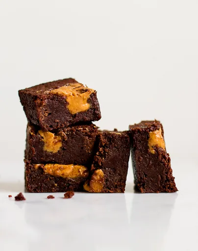 Peanut Butter Swirl Brownies