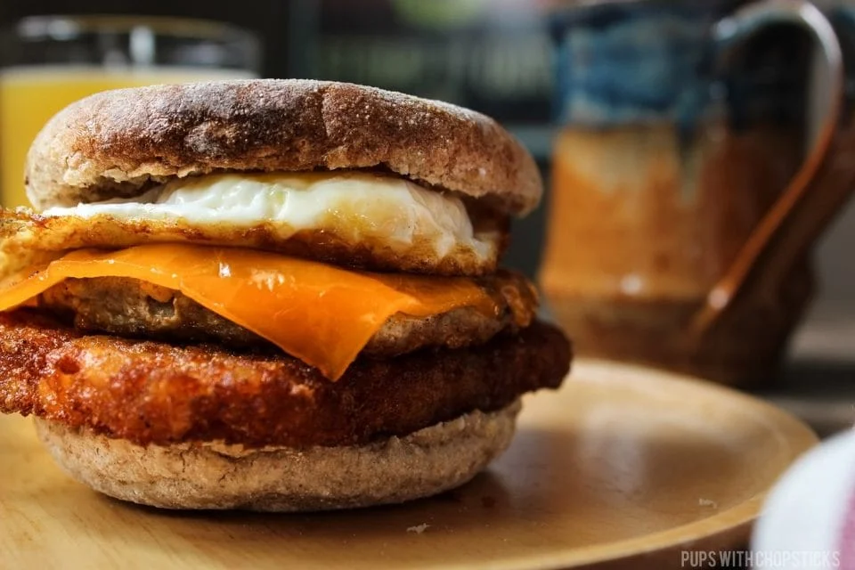 Breakfast Sandwich (with a Hash Brown!)