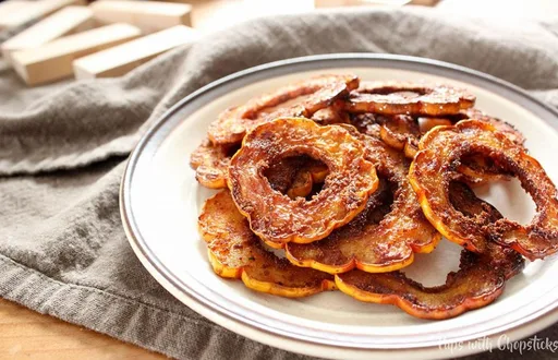 Caramelized Delicata Squash Crisps