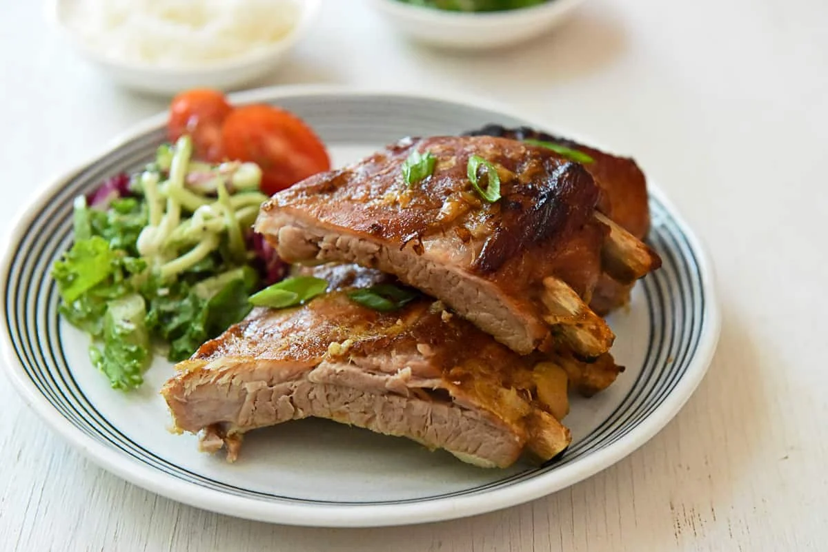 Thai Marinated Pork Ribs | Sikrong Moo | ซี่โครงหมู