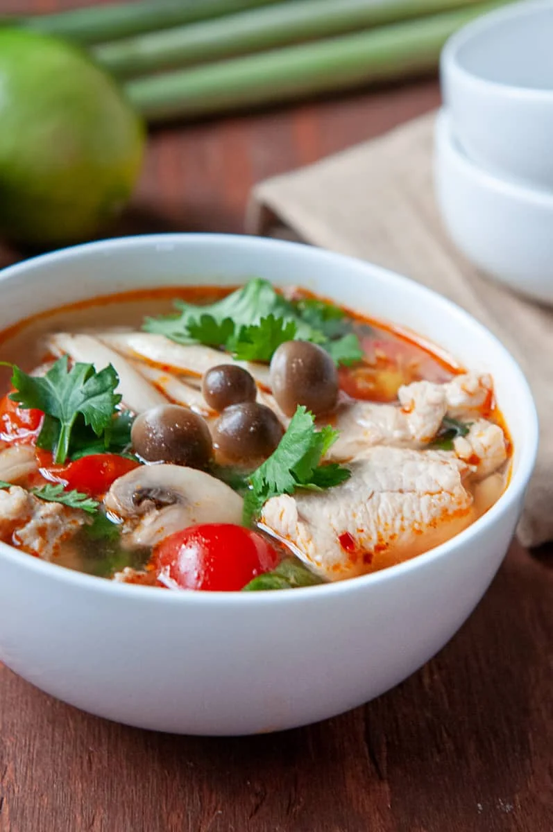 Hot and Sour Chicken Soup | Tom Yum Gai | ต้มยำไก่