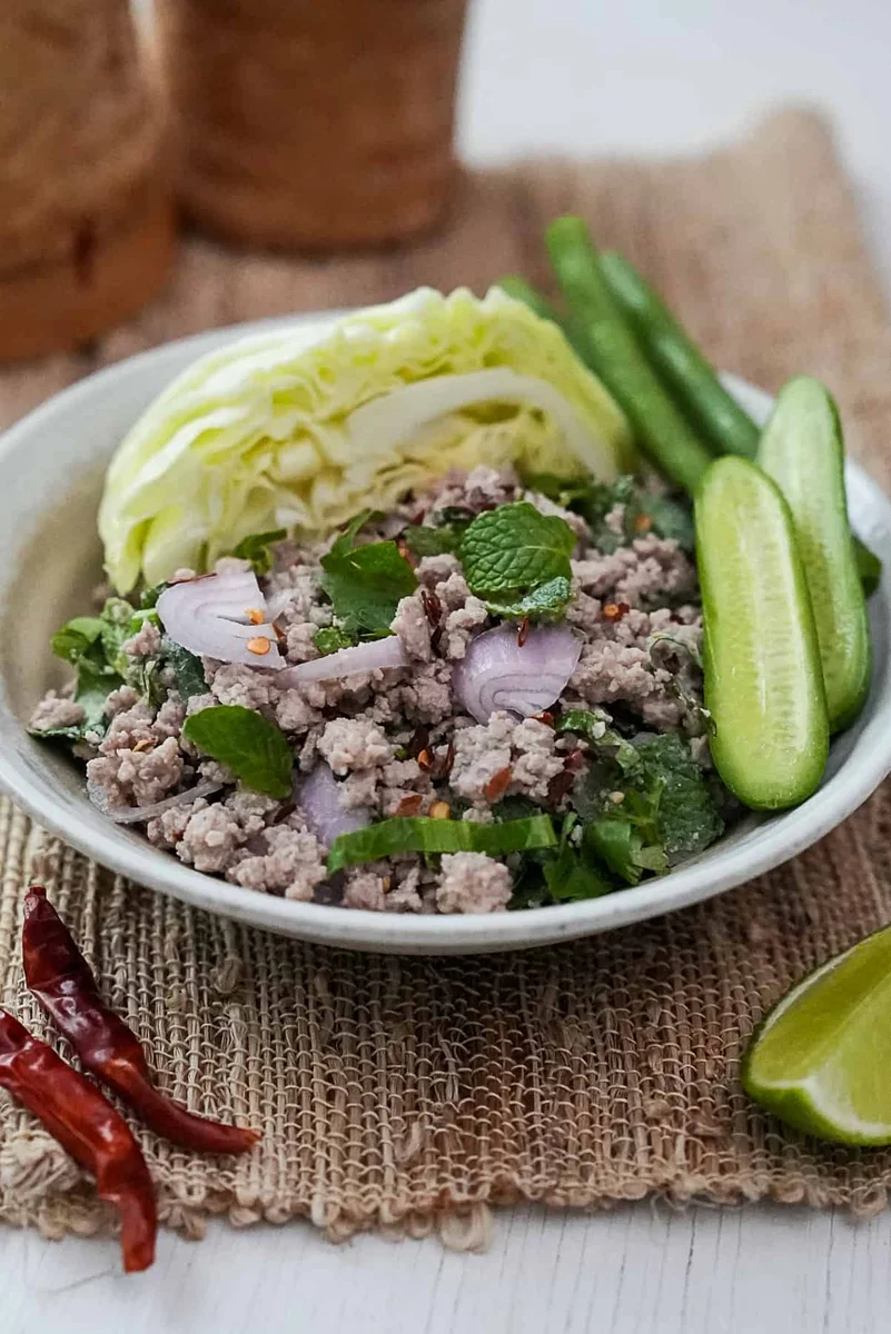 Thai Pork Salad | Larb Moo | ลาบหมู