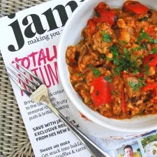 One Pot Leftover Sausage & Prawn Jambalaya
