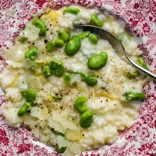 Broad Bean Risotto with Pecorino