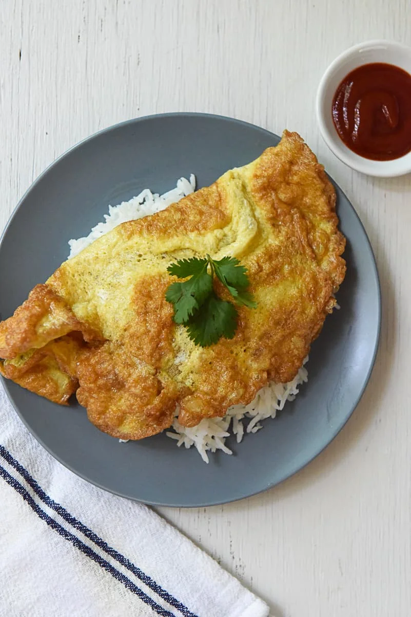 Thai Omelette | Kai Jeow | ไข่เจียว
