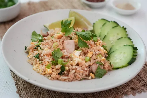 Arroz frito con pollo | Khao Pad Gai