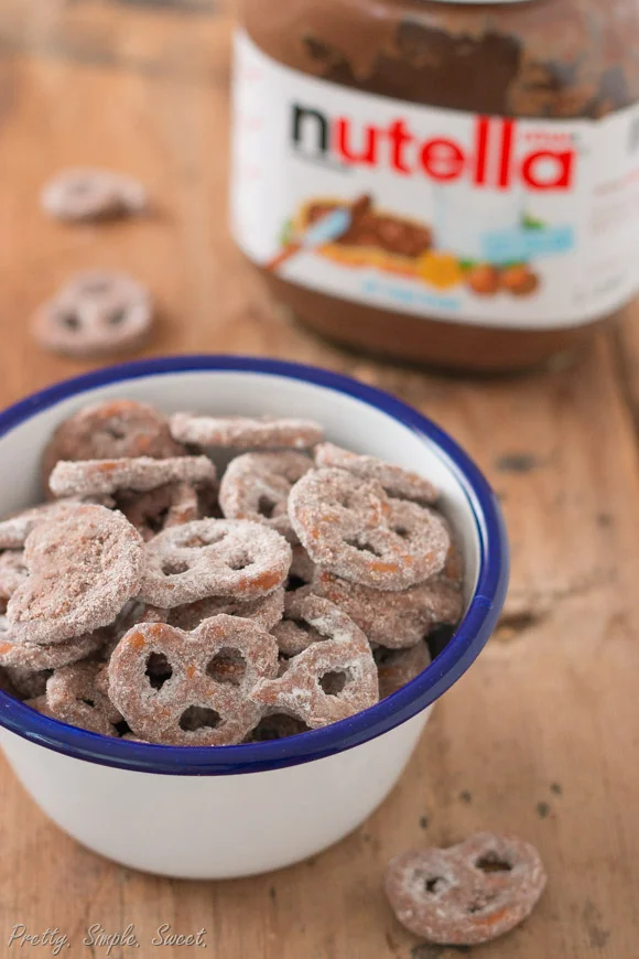Nutella Pretzel Snack