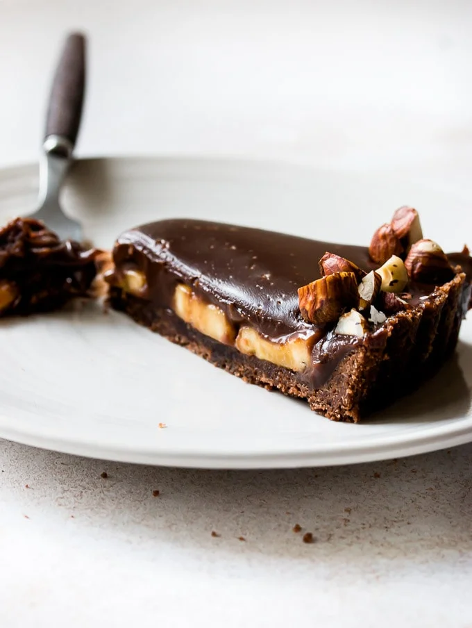Chocolate Banana Tart (with Nutella)