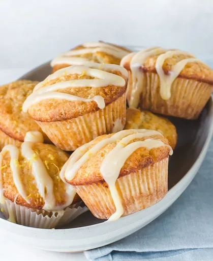 Lemon White Chocolate Muffins