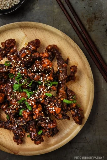 Sweet and Sticky Crispy Beef
