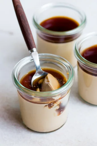 Panna cotta de café