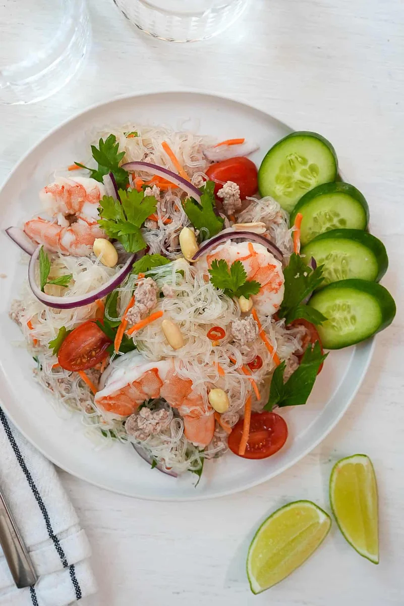 Yum Woonsen (Glass Noodle Salad)
