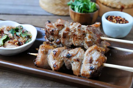 Moo Ping (Thai Grilled Pork Skewers)