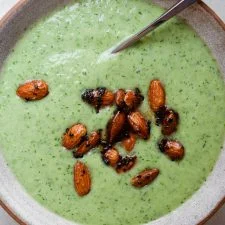 Cold Cucumber Soup with Greek Yogurt