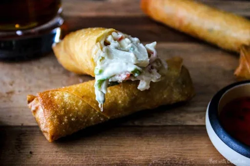 Rollitos de Primavera de Cangrejo y Queso