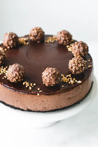 Tarta de queso con Nutella sin horno