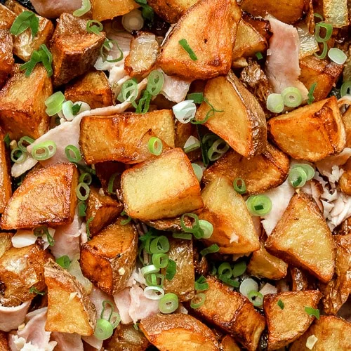 Patatas fáciles a la sartén con cebolla