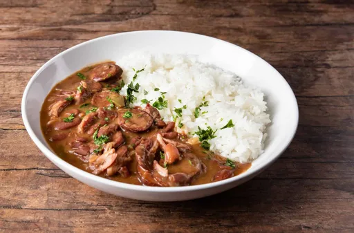 Judías rojas con arroz en Instant Pot