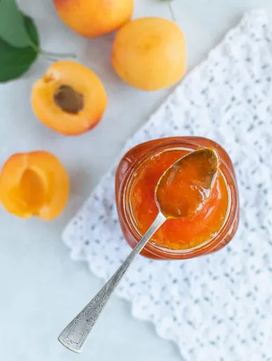 Homemade Apricot Jam With Natural Pectin