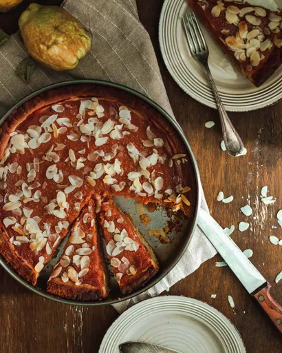 Tarta de membrillo tradicional (sin azúcar)