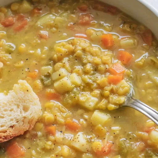Yellow Split Pea Soup (Vegan, GF, DF)