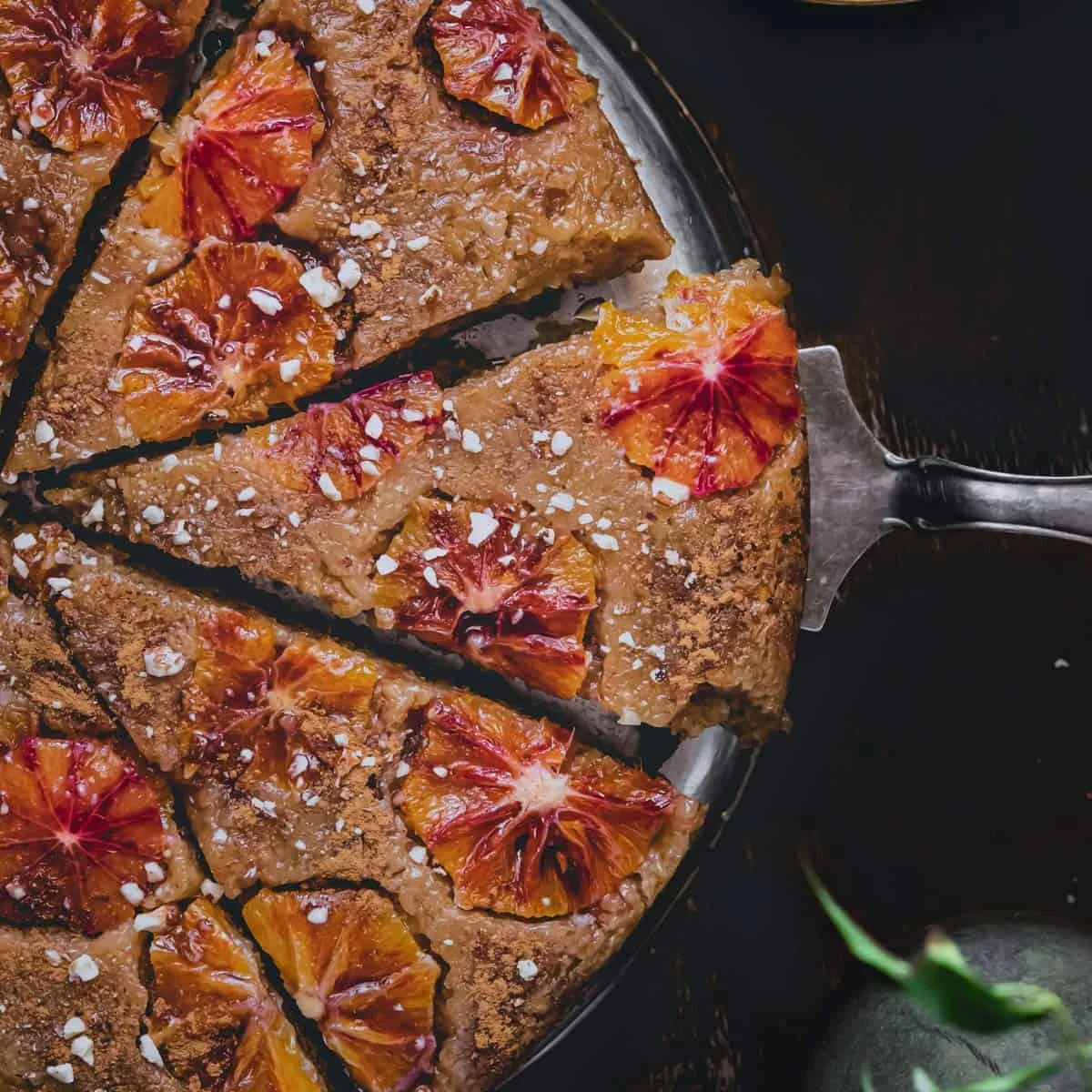 Greek Upside Down Blood Orange Pie Recipe
