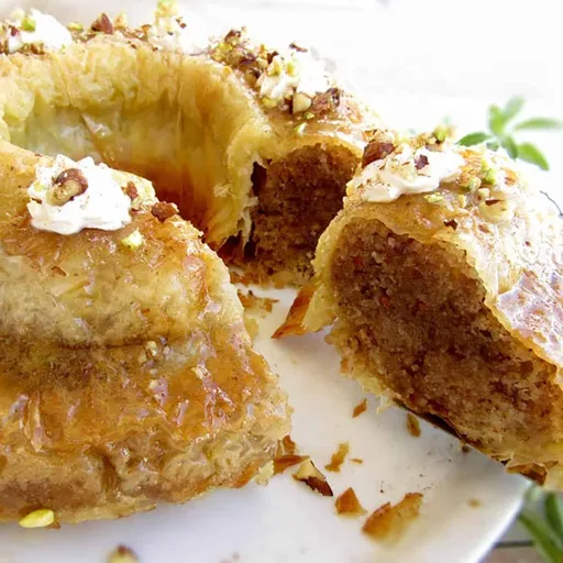 Receta de baklava de bizcocho (pudin al estilo griego)