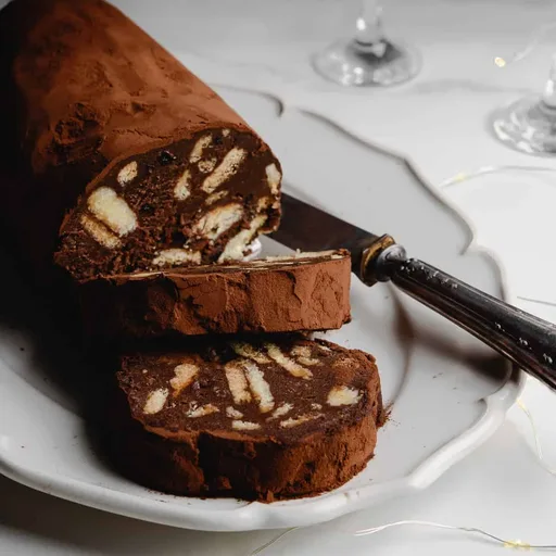 Greek Chocolate Salami (Mosaiko)